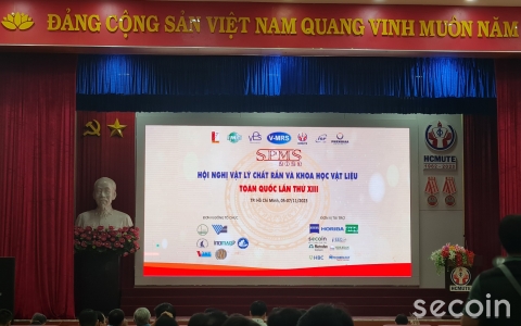 Secoin tham gia Hội nghị Vật lý Chất rắn và Khoa học Vật liệu toàn quốc lần thứ XIII 